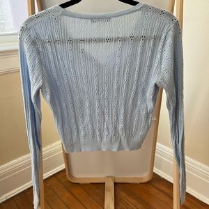 Baby Blue Brandy Melville Cardigan